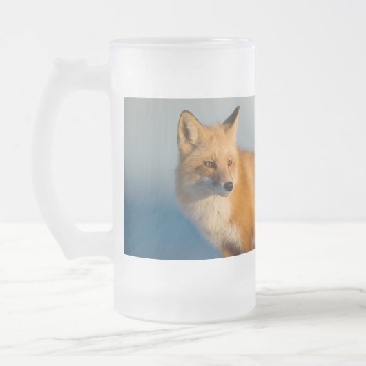 Brown Fox Mattglas Bierglas (Links)