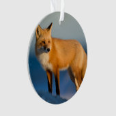 Brown Fox Ornament (Vorderseite)