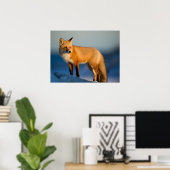Brown Fox Poster (Heimbüro)