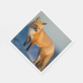 Brown Fox Serviette (Ecke)