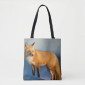 Brown Fox Tote Bag Tasche (Vorderseite)