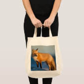 Brown Fox Tote Bag Tragetasche (Vorderseite (Produkt))