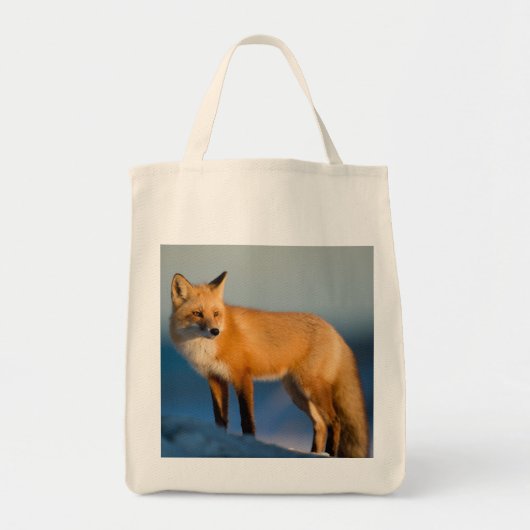 Brown Fox Tote Bag Tragetasche (Vorne)