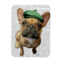 Brown French Bulldog mit Grünem Hut 2