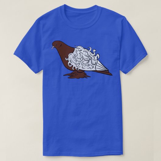 Brown Frillback Pigeon T-Shirt (Design vorne)