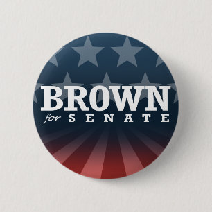 BROWN FÜR SENAT 2014 BUTTON
