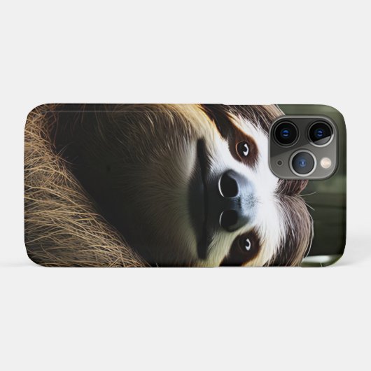 Brown Fuzzy Sloth, Case-Mate iPhone Hülle (Rückseite (Horizontal))