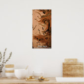 Brown Gator Poster (Küche)