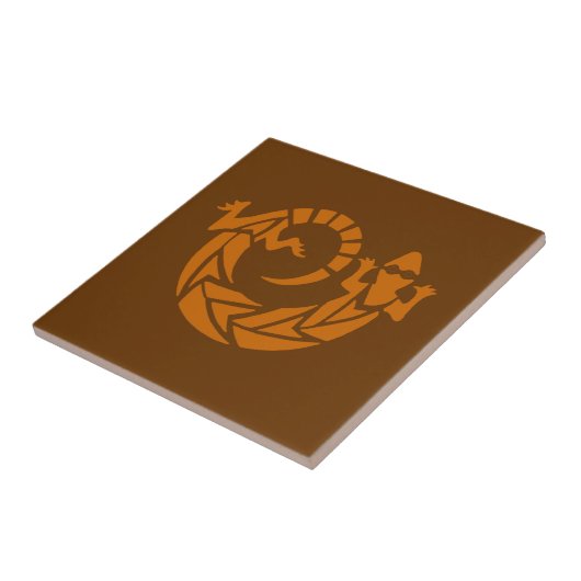 Brown Gecko Southwestern Tile Fliese (Seite)