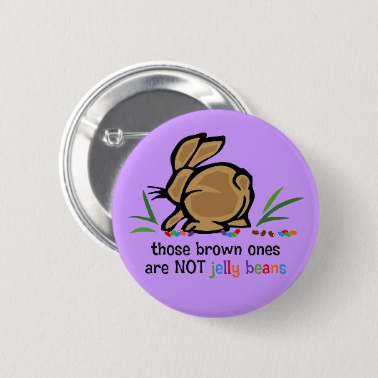 Brown-Geleebonbons Button (Vorne & Hinten)