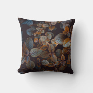 BROWN-GELEITETE PFLANZE KISSEN