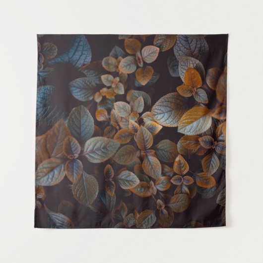 BROWN-GELEITETE PFLANZE WANDTEPPICH (Vorderseite)