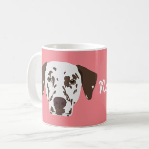 Brown Gepunktet Dalmatiner Dog Kaffee Tasse