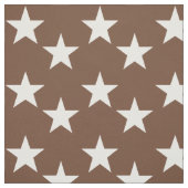 Brown-Gewebe mit weißer Sternchen-Vereinbarung Stoff (Muster)