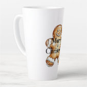 Brown Gingerbrot Cookie Weihnachten Milchtasse (Linke Ecke)