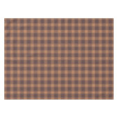 Brown Gingham Herbst Tischdecke (Vorderseite (Horizontal))