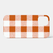 Brown Gingham Karo Pattern Case-Mate iPhone Hülle (Rückseite (Horizontal))