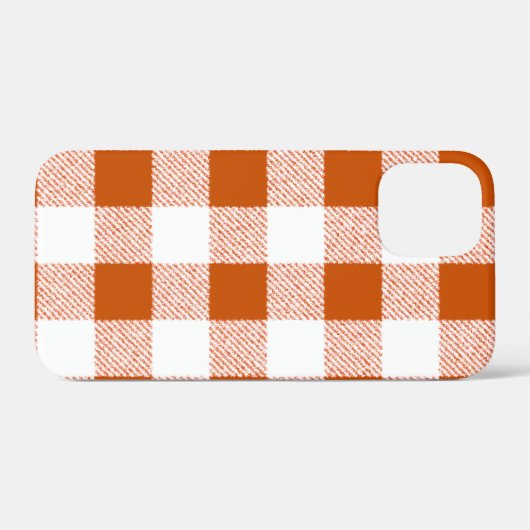 Brown Gingham Karo Pattern Case-Mate iPhone Hülle (Rückseite (Horizontal))