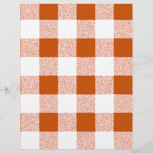 Brown Gingham Karo Pattern Flyer (Vorne)