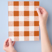 Brown Gingham Karo Pattern Flyer (Hand)