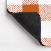 Brown Gingham Karo Pattern Mousepad (Ecke)