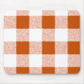 Brown Gingham Karo Pattern Mousepad (Vorne)