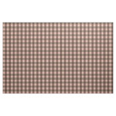 Brown Gingham Stoff (Yard (91,4 cm))