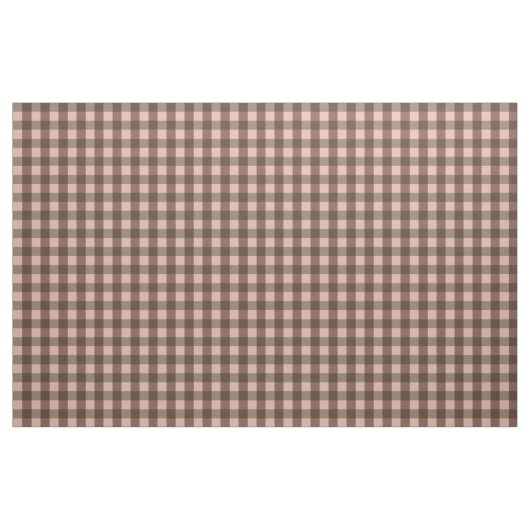 Brown Gingham Stoff (Yard (91,4 cm))