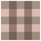 Brown Gingham Stoff (Nahaufnahme)