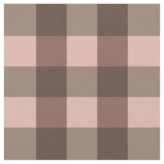 Brown Gingham Stoff (Nahaufnahme)