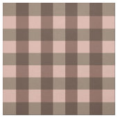 Brown Gingham Stoff (Muster)