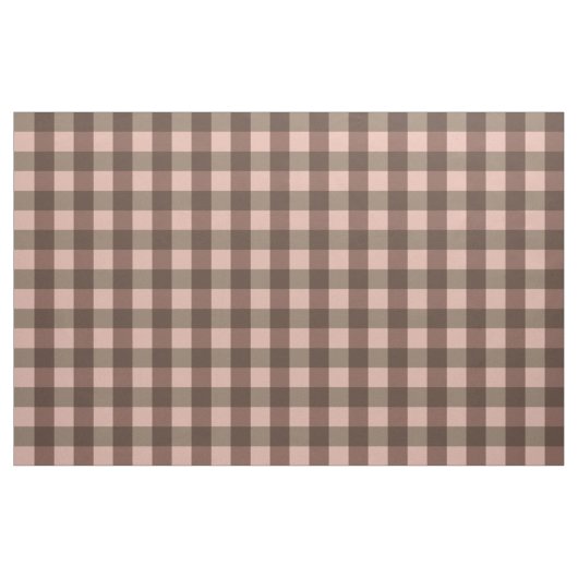 Brown Gingham Stoff (Fat Quarter (45,7 x 55,9 cm))