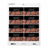 Brown Giraffe Fur Pattern (Vorne)