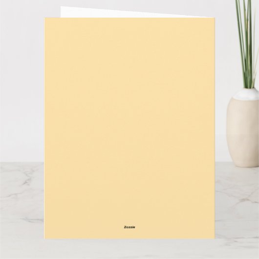 Brown Giraffe Pattern – Minimal Animal Print Karte (Rückseite)