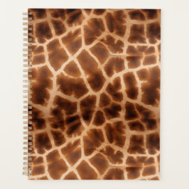 Brown Giraffe Print Planer