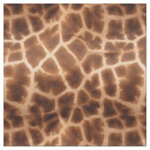 Brown Giraffe Print Stoff (Nahaufnahme)