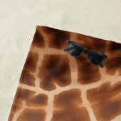 Brown Giraffe Print Strandtuch (Beispiel)