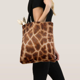 Brown Giraffe Print Tasche