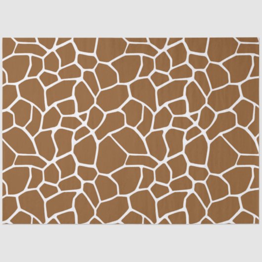 Brown Giraffe  Seidenpapier (Vorderseite)