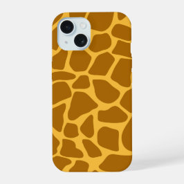 Brown Giraffe Tierdruckmuster | Stylish Case iPhone 15 Hülle