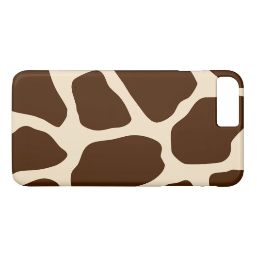 Brown-Giraffen-Druck Case-Mate iPhone Hülle (Rückseite (Horizontal))