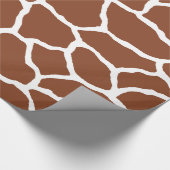 Brown-Giraffen-Haut-Muster-Packpapier Geschenkpapier (Ecke)