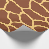Brown-Giraffen-Haut-Muster-Packpapier Geschenkpapier (Ecke)