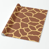 Brown-Giraffen-Haut-Muster-Packpapier Geschenkpapier (Ungerollt)
