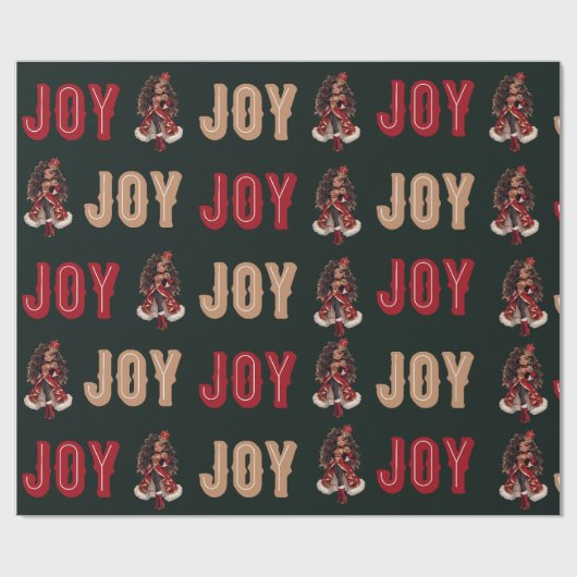 Brown Girl Nutcracker Wrapping Paper Geschenkpapier (Flach)