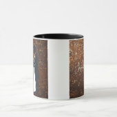 Brown Glittery Tasse (Zentrum)