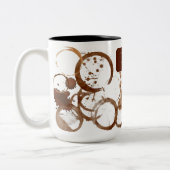 Brown Gold Art Zweifarbige Tasse (Links)