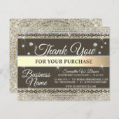 Brown Gold Diamond Vielen Dank für die Bestellung (Vorne/Hinten)