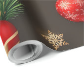 Brown & Gold Geschenkpapier (Rolleneckpunkt)