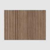 Brown Gold Stripes Christmas Seidenpapier (Vorderseite)